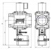  Клапаны электромагнитные ВН2½M-0,5Кпр, ВН2½M-1Кпр, ВН2½M-3Кпр, ВН3M-0,5Кпр, ВН3M-1Кпр, ВН3M-3Кпр, ВН4M-0,5Кпр, ВН4M-1Кпр, ВН4M-3Кпр фланцевые с электромеханическим регулятором расхода газа (пропорциональное регулирование)