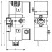  Клапаны электромагнитные ВН¾В-0,2, ВН¾В-1, ВН1В-0,2, ВН1В-1 трехпозиционные муфтовые с одним регулятором расхода