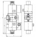 Клапаны электромагнитные ВН¾В-0,2К, ВН¾В-1К, ВН1В-0,2К, ВН1В-1К трехпозиционные муфтовые с двумя регуляторами расхода