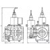 Клапаны электромагнитные ВН1½В-1П, ВН2В-1П трехпозиционные муфтовые с одним регулятором расхода и датчиком положения