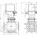 Заслонки регулирующие стальные (DN 40-100, пропорциональное регулирование), привод SP1, климатическое исполнение У2