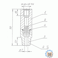 Демпфер разделитель для манометра ДМГ–1/2"